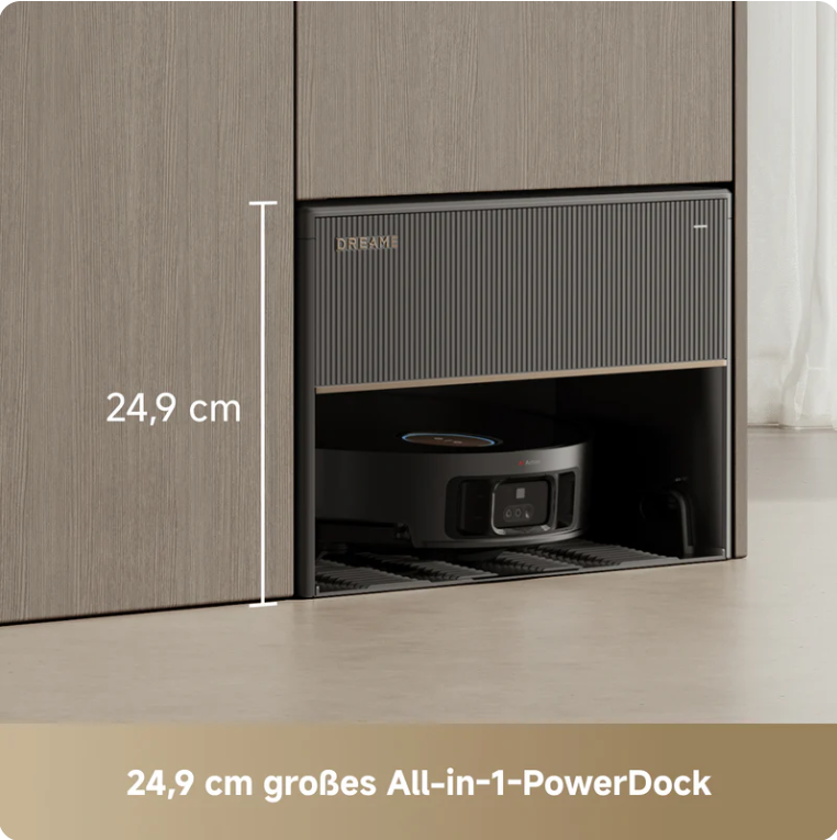 24,9 cm hohe Basisstation ohne manuellen Aufwand¹