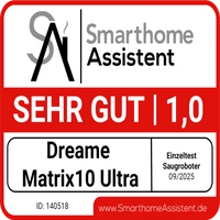 Smarthome Assistent Sehr gut 1,0 – Dreame Matrix10 Ultra