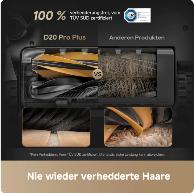 100 % Verhedderungsfrei ⁴