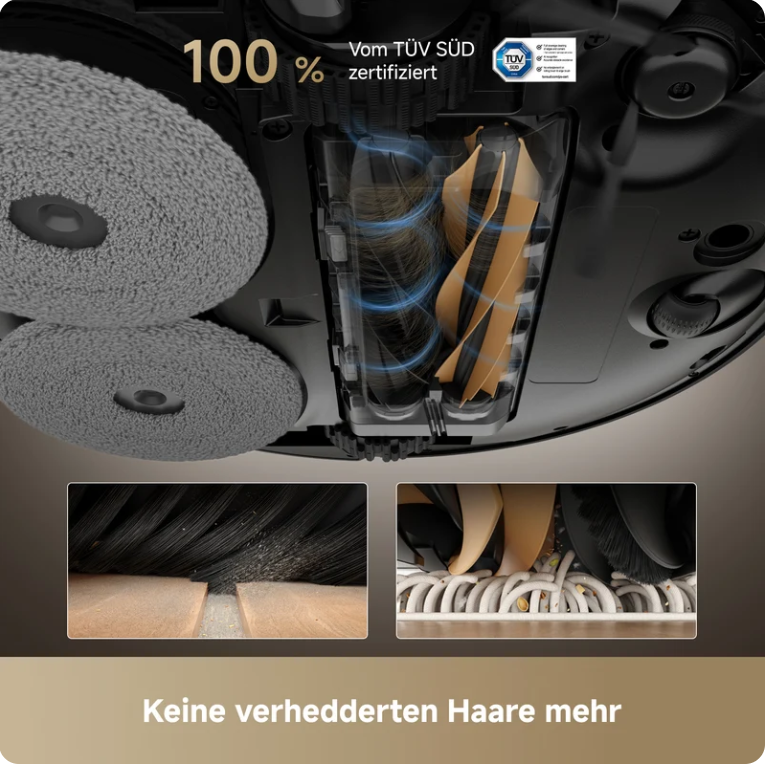 100%ige Entfernung verhedderter Haare ⁵