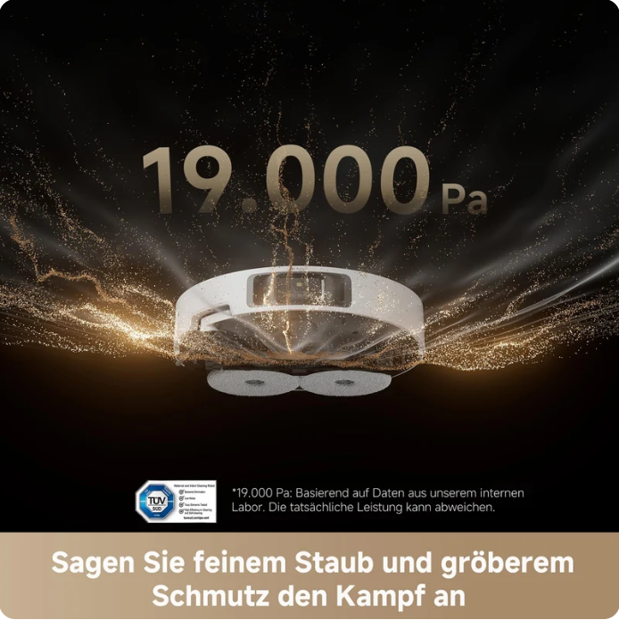 Leistungsstarke Reinigungskraft ohne Verheddern